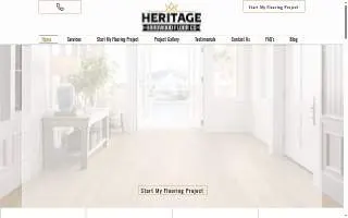 Heritage Hardwood Floor Co., LLC of Kansas City website