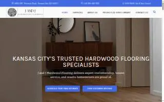 J and J Hardwood Flooring, LLC website