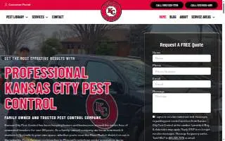 Kansas City Pest Control website