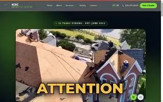 Kansas City Roofing Company website