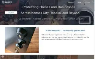 Key City Locksmith & Security of Kansas City website