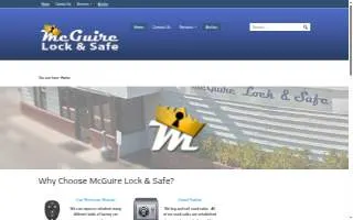 McGuire Lock & Safe of Kansas City website
