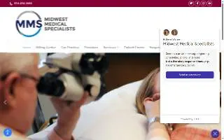 Midwest Medical Specialists PA of Kansas City website