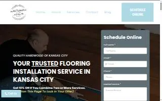 Quality Hardwood of Kansas City website