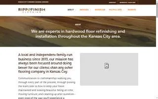 RippnFinish Flooring of Kansas City website
