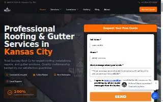 Sunday Roof Co website