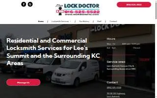 The Lock Doctor, Inc. of Kansas City website