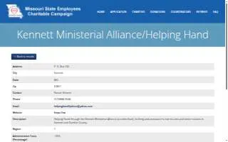 Helping Hand of Kennett website
