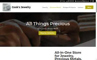 Cook's Jewelry of Kirksville website