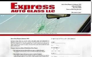 Express Auto Glass LLC of Lebanon website