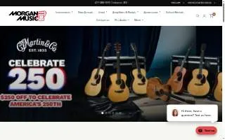 Morgan Music of Lebanon website