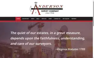 Anderson Survey Co of Lees Summit website