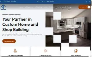 Boundary & Construction website