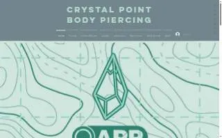 Crystal Point Body Piercing website