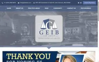 Geib Law Group website