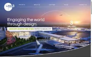 LAND3 Studio website