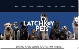 Latchkey Pets website