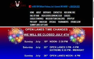 Summit Lanes of Lees Summit website