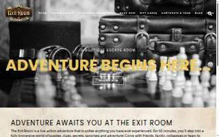 The Exit Room of Lees Summit website