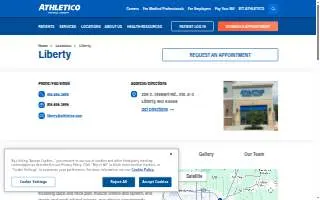 Athletico Physical Therapy - Liberty website