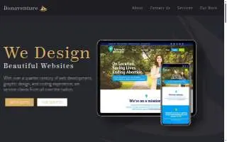 Bonaventure Design of Liberty website