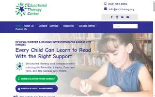 Educational Therapy Center website