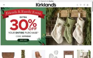Kirkland's Home of Liberty website