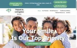 Triplett & Livingston Dental website