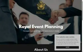 A Royal Event Party Planning of Manchester website