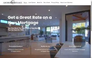 Archer Mortgage of Manchester website