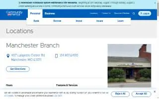 CommunityAmerica Credit Union of Manchester website