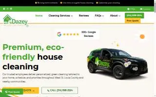 Dazey House Cleaning of Manchester website
