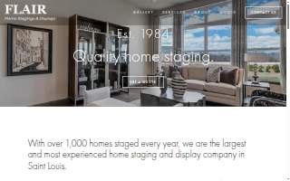 Flair Home Stagings & Displays website