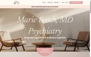 Marie Bosch MD Psychiatry of Manchester website