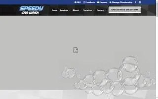 Speedy Car Wash of Manchester website