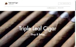 Triple Leaf Cigar website