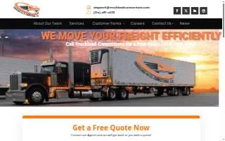 Truckload Connections of Manchester website