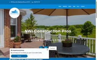 NWI Construction Pros website