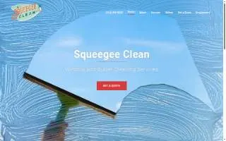Squeegee Clean website