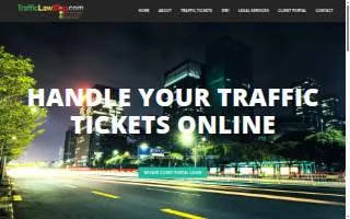 Traffic Law Stop website