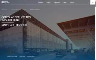 Coreslab Structures website