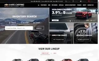 Hare-Carpino Chevrolet GMC, Inc. website