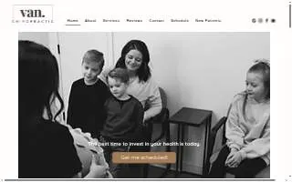 Van Chiropractic website