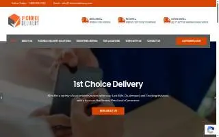 1st Choice Delivery - St. Louis Terminal of Maryland Heights website