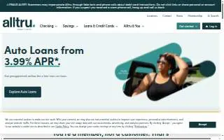 Alltru Credit Union of Maryland Heights website