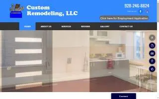 Custom Remodeling of Maryland Heights website