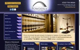 The Powderly Law Firm, LLC of Maryland Heights website