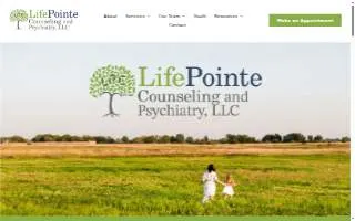 LifePointe Counseling & Psychiatry of Concord website