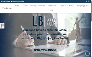 Longo Biggs Injury Law of Mehlville website