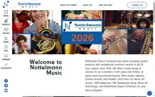 Nottelmann Music Co of Mehlville website